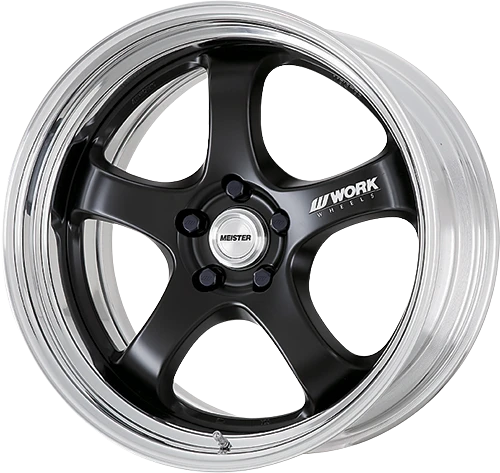 Work Meister S1R 5x115 17x9.5+38 O Disk Matte Black