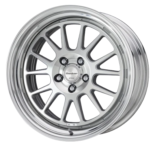 Work Seeker Fx 5x100 17x7.5+12 A Disk Matte Silver Polish
