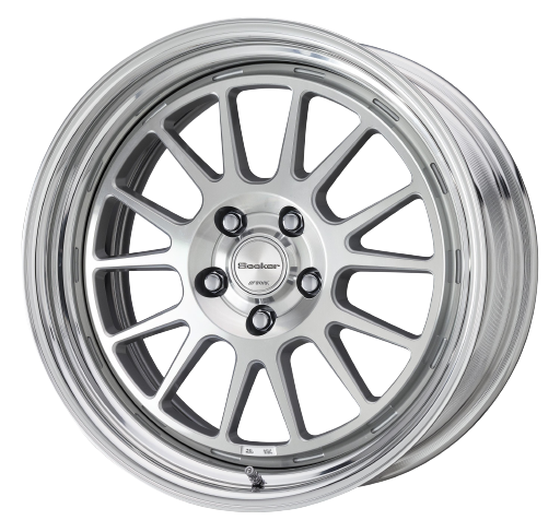 Work Seeker Fx 5x108 16x8.5+12 A Disk Matte Silver Polish