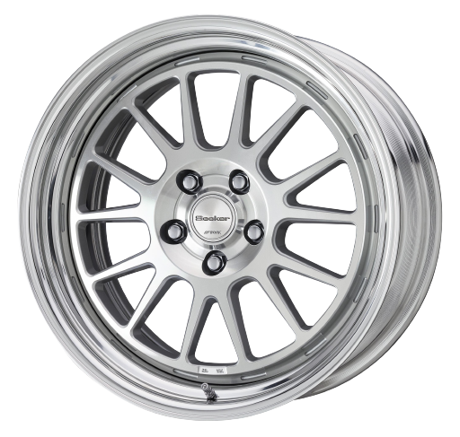 Work Seeker Fx 5x108 18x10+45 A Disk Matte Silver Polish