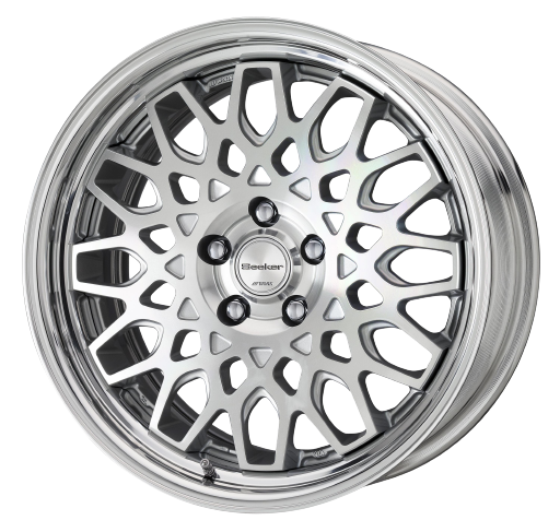 Work Seeker Cx 5x120 18x8+12 A Disk Matte Silver Polish