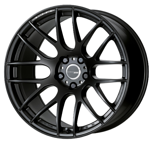 Work Emotion m8r 5x120 17x9 +25 Matte Black