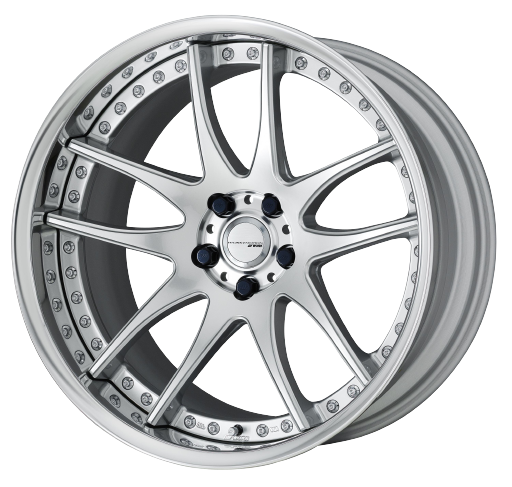 Work Emotion Cr 3P 5x115 20x9+24 R Disk Burning Silver
