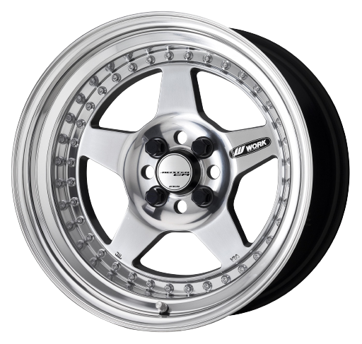 Work Meister Cr01 5x100 15x8.5+-35 A Disk Bright Buff Finish