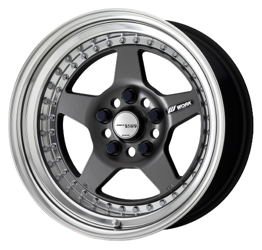Work Meister Cr01 5x112 16x8+32 O Disk Matte Gunmetal
