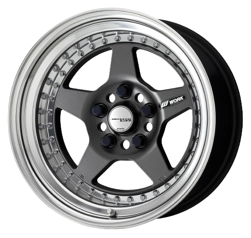 Work Meister Cr01 5x112 15x10+22 A Disk Matte Gunmetal