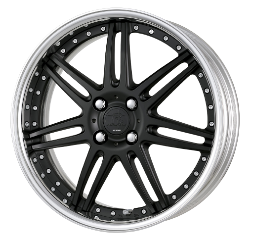 Work Rizaltado Spoke 2 4x100 17x7+38 O Disk Matte Black