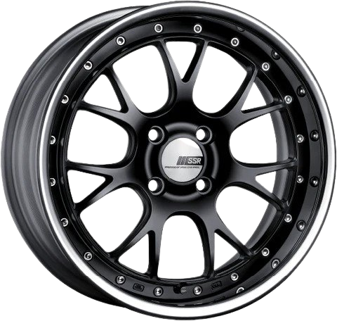 SSR Professor MS3R 4X100 17X6 11 NR Disk Flat Black