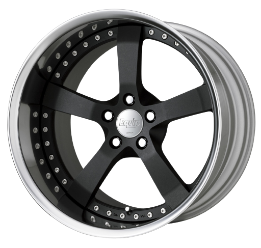 Work Equip E05 5x112 22x10.5+3 r disk Black Anodized