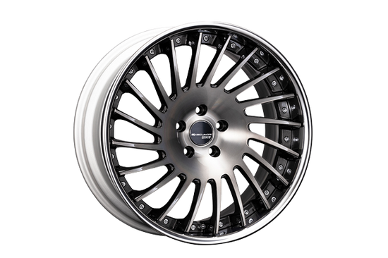 SSR CV05 5x120 20X10.5+43 SCNR Disk Galaxy Clear Black