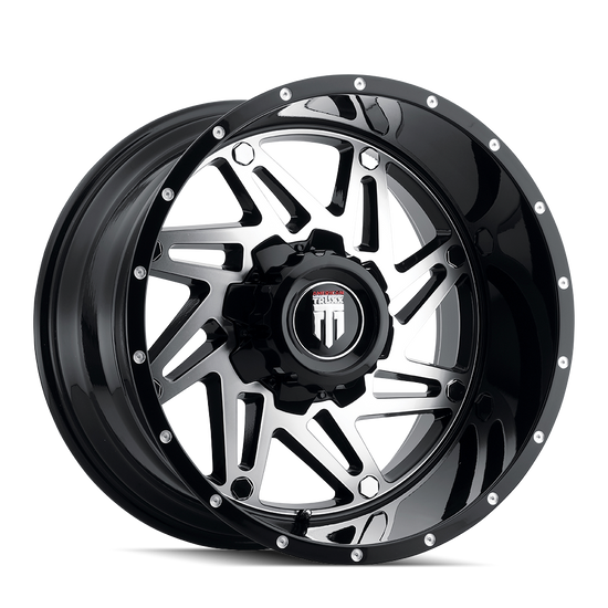 American Truxx Warrior AT165 5x139.7 20x10-24 Black/Machined