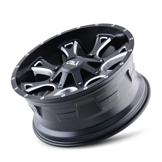 Cali Off-Road Anarchy 9103 5x139.7 20x9+18 Satin Black/Milled Spokes