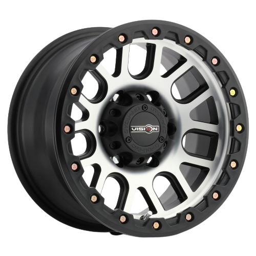 Vision Off-Road 111 Nemesis 6x135 18x9+18 Matte Black Machined Face