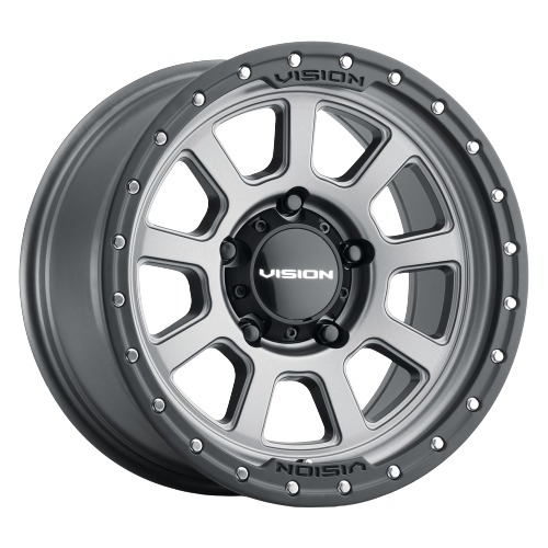 Vision Off-Road 350 Ojos 5x127 17x9-12 Satin Grey