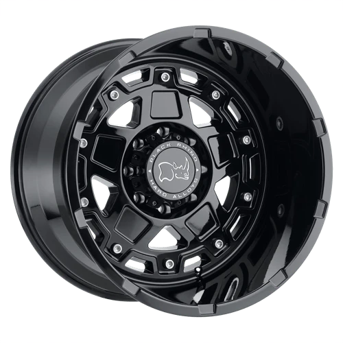Black Rhino COMBAT 5X127 17X9.5 -18 GLOSS BLACK