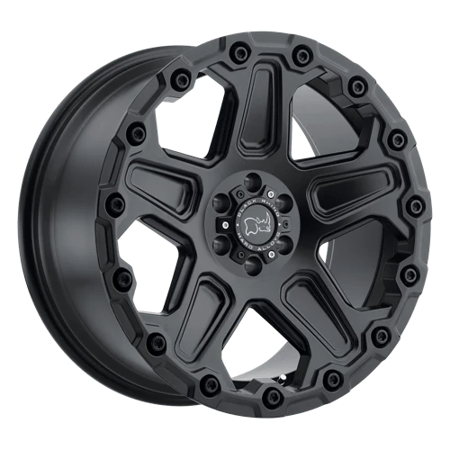 Black Rhino COG 5X150 18X9.5 +12 MATTE BLACK
