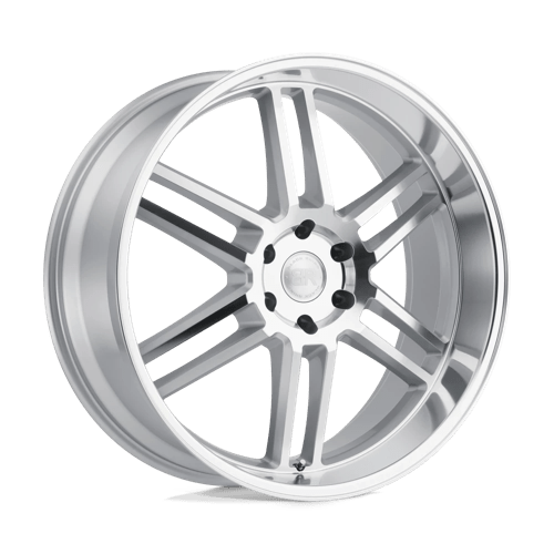 Black Rhino KATAVI 5X139.7 20X9 +20 SILVER W/ MIRROR-CUT FACE