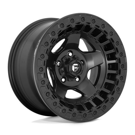 Fuel 1PC D118 WARP BEADLOCK 5X127 17X9 -15 MATTE BLACK
