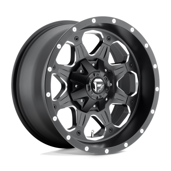Fuel 1PC D534 BOOST 5X114.3/5X127 16X8 +1 MATTE BLACK MILLED