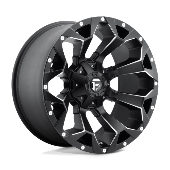 Fuel 1PC D546 ASSAULT BLANK 17X9 +1 MATTE BLACK MILLED