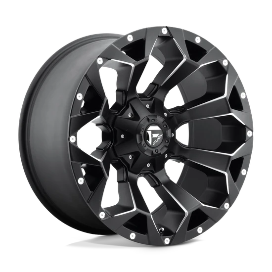 Fuel 1PC D546 ASSAULT BLANK 20X10 -18 MATTE BLACK MILLED