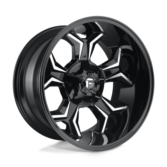 Fuel 1PC D606 AVENGER 8X165.1 22X12 -44 GLOSS BLACK MILLED