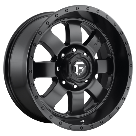 Fuel 1PC D628 BAJA 5X127 20X9 +1 MATTE GUN METAL BLACK LIP