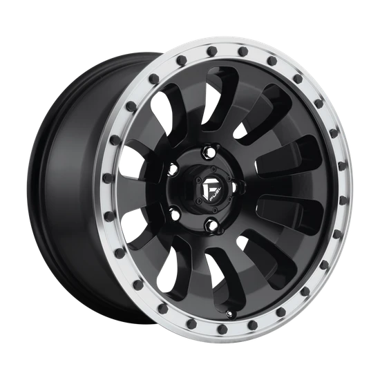 Fuel 1PC D629 TACTIC 5X127 18X9 -12 MATTE BLACK MACHINED RING