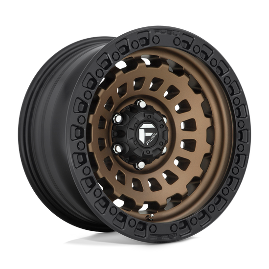 Fuel 1PC D634 ZEPHYR 5X127 18X9 -12 MATTE BRONZE BLACK BEAD RING