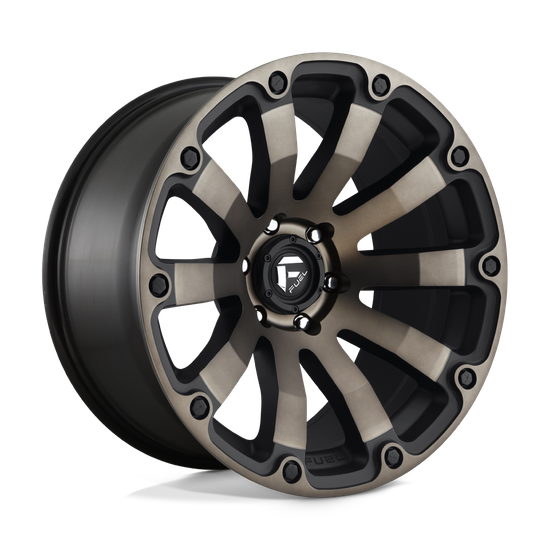 Fuel 1PC D636 DIESEL 6X135 20X9 +1 MATTE BLACK DOUBLE DARK TINT