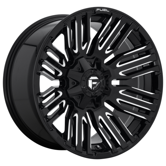 Fuel 1PC D649 SCHISM 5X114.3/5X127 20X9 +1 GLOSS BLACK MILLED