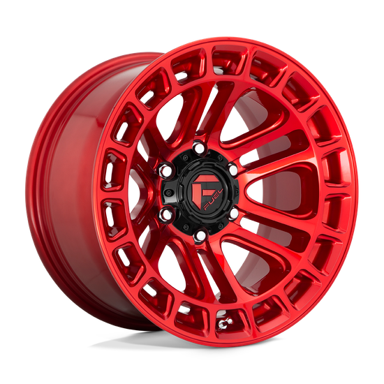 Fuel 1PC D719 HEATER 6X135 20X10 -18 CANDY RED MACHINED