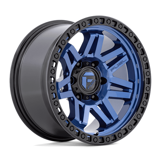 Fuel 1PC D813 SYNDICATE 6X139.7 17X9 +1 DARK BLUE WITH BLACK RING