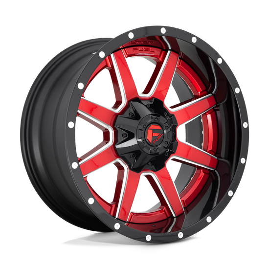 Fuel 2PC D250 MAVERICK 6X135/6X139.7 22X12 -44 GLOSS RED