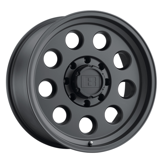 Level 8 HAULER 6X139.7 15X8 -30 MATTE BLACK