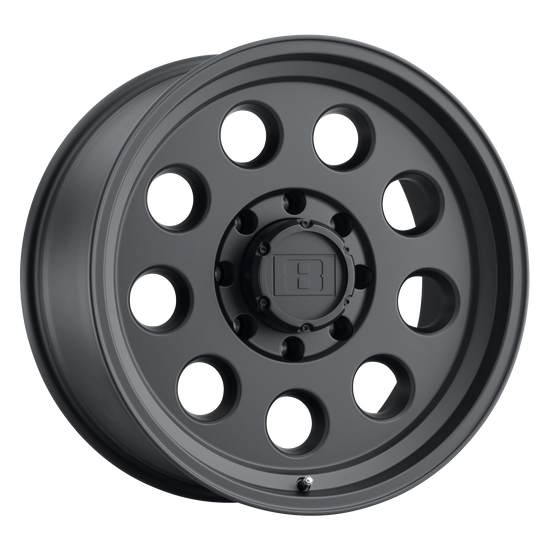 Level 8 HAULER 8X165.1 16X8.5 -6 MATTE BLACK