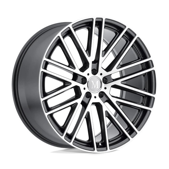 Mandrus MASCHE 5X112 20X10 +50 GLOSS GUNMETAL W/ MIRROR CUT FACE