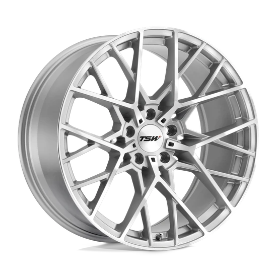 TSW SEBRING 5X108 17X8 +40 SILVER W/  MIRROR CUT FACE