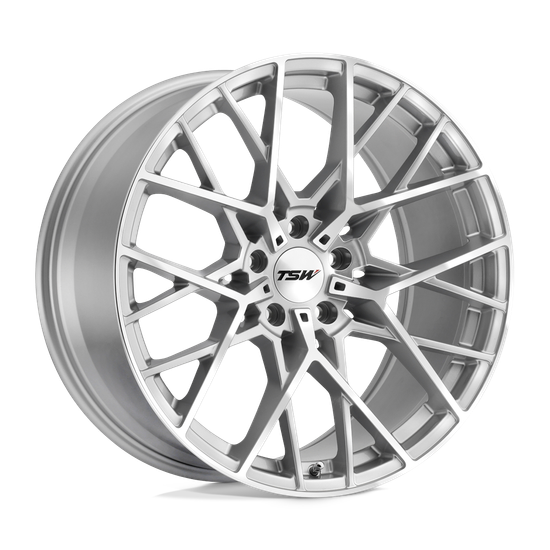 TSW SEBRING 5X114.3 22X10.5 +28 SILVER W/  MIRROR CUT FACE
