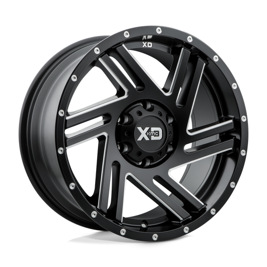 XD XD835 SWIPE 8X165.1 20X9 +18 SATIN BLACK MILLED