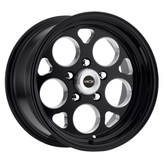 Vision American-Muscle 561 Sport Mag 5x114.3 15x4-19 Gloss Black with Milled Windows
