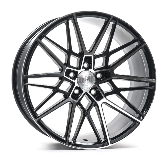Axe CF1 5x108 20X10.5+42 BLACK AND POLISHED FACE