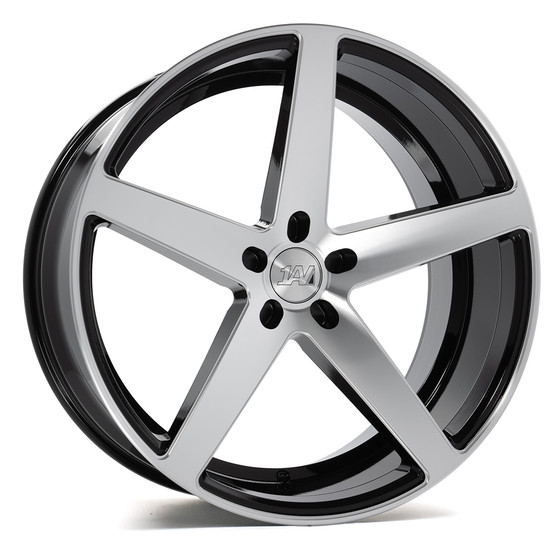 Axe ZX9 5x112 20X8.5+40 BLACK AND POLISHED FACE