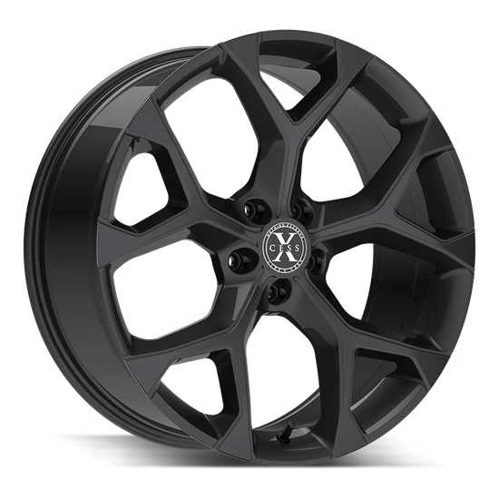 Xcess 5 Flake 5x114.3 24x9 +35 Gloss Black