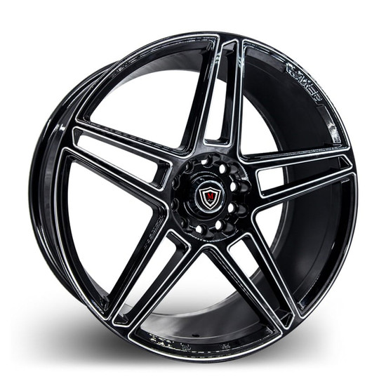 MARQUEE WHEELS M3764 5x112/5x114.3 18x9+35 BLACK / MILLED