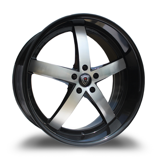 MARQUEE WHEELS M5330B 5x114.3 20x10.5+40 BLACK / MACHINED