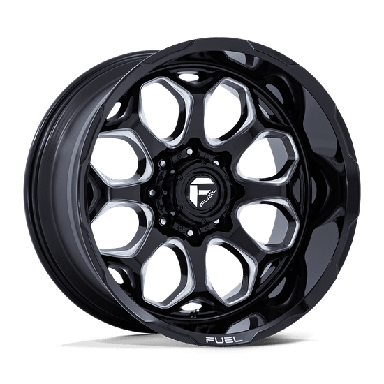 Fuel 1PC FC862 SCEPTER 6X135 22x12 -44 GLOSS BLACK MILLED