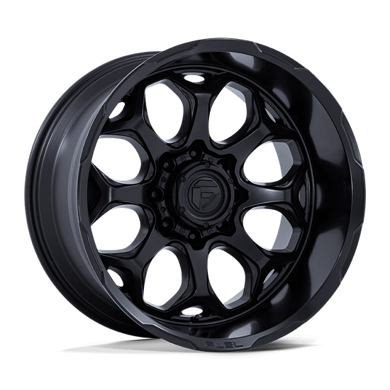 Fuel 1PC FC862 SCEPTER 8X165.1 20x10 -18 BLACKOUT