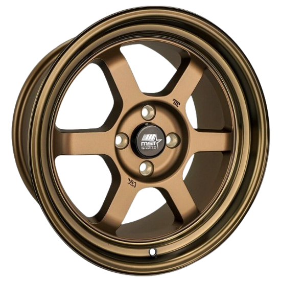 MST Wheels Time Attack 5x100 15x7.0 +20 Matte Bronze