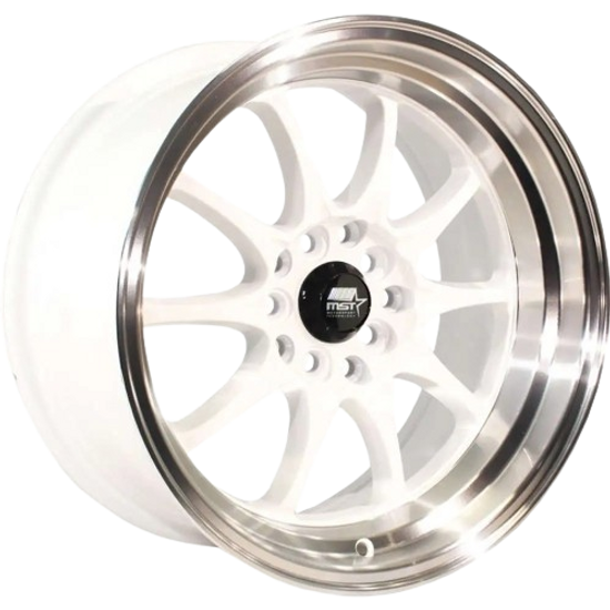 MST Wheels MT11 5x100/5x114.3 17x9.0 +20 White w/Machined Lip